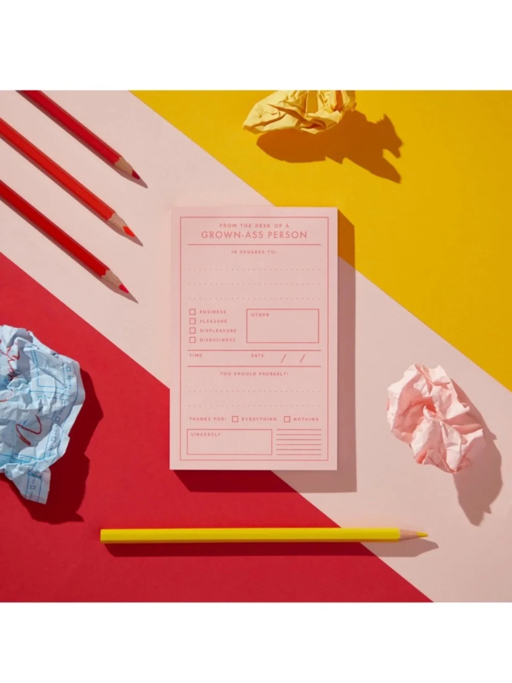 Grown-ass Person Memo Pad